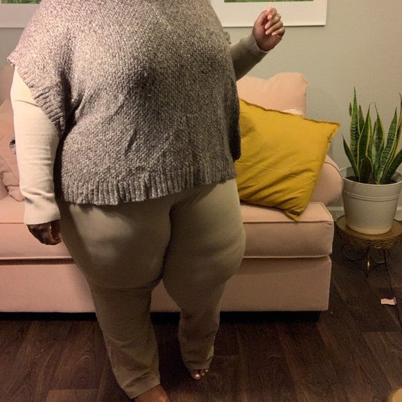 Catherines Pants - Catherines Suprema Collection Tan Pants 4X